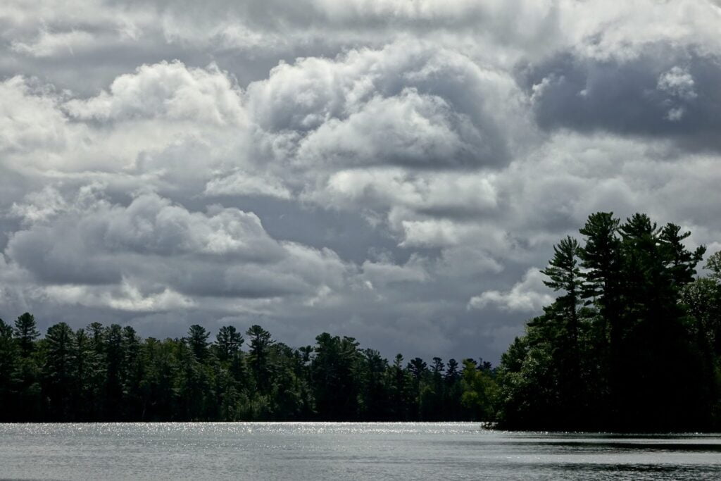 Mix of Sun and Clouds, Perch Lake, Chequamegon National Forest