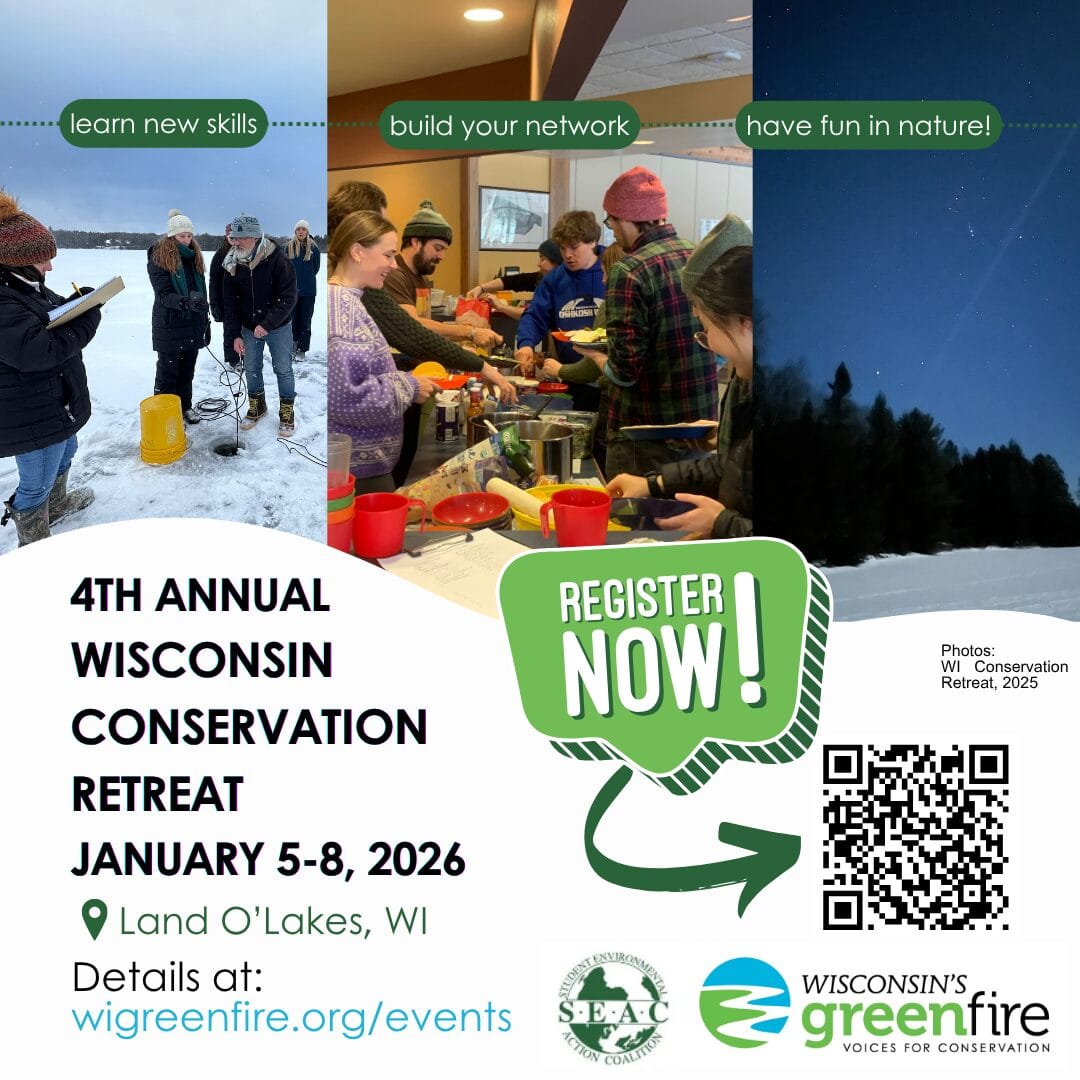 4th Annual Wisconsin Conservation Retreat for Jan 5-8, 2026
